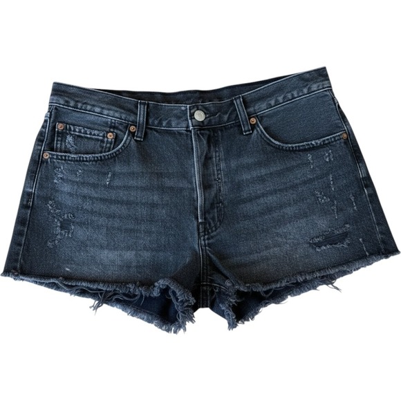 Levi's Premium Pants - Levis Premium 501 Original Cut Off Shorts Washed Black Distressed 32317-0095 W32